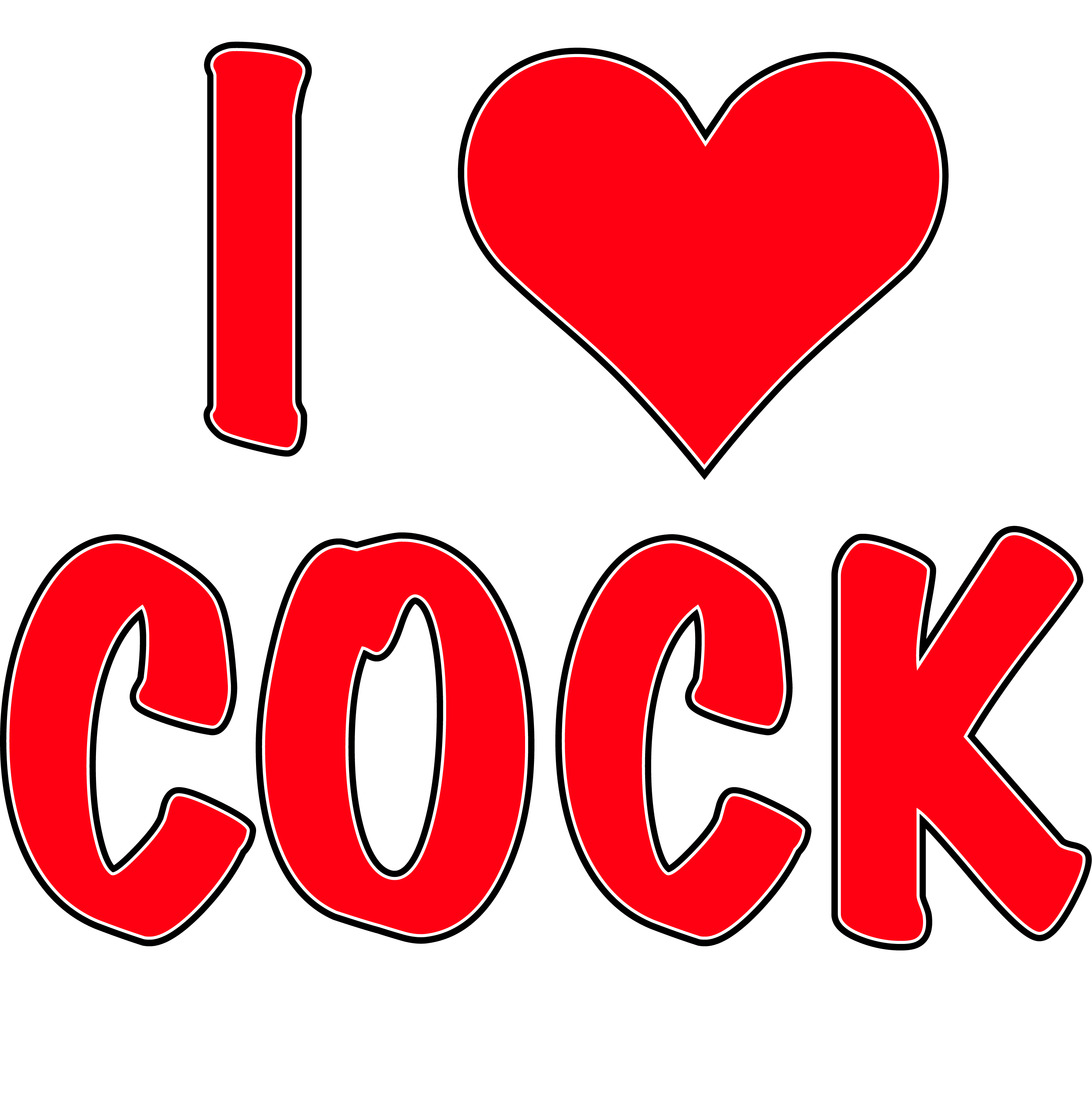 I Love Cock Undies